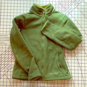 Marmot Green Fleece Jacket